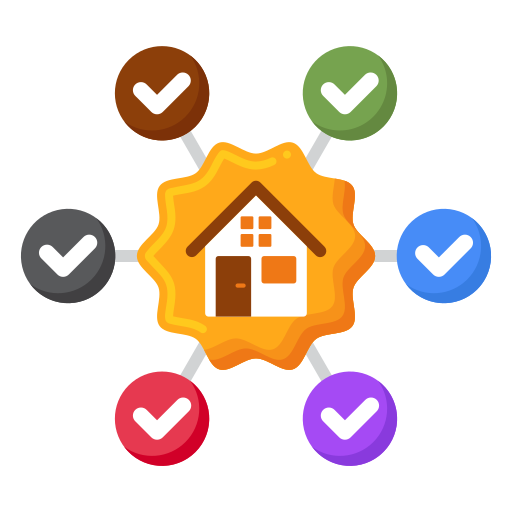 A gold seal with a thumbs up and a red ribbon.