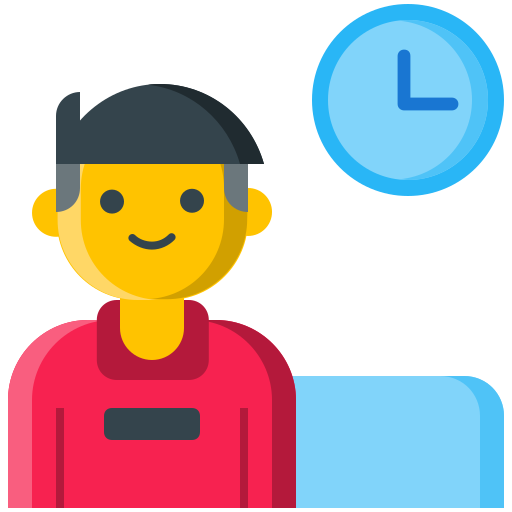 A person sitting back and relaxing in a chair, representing peace of mind or comfort.