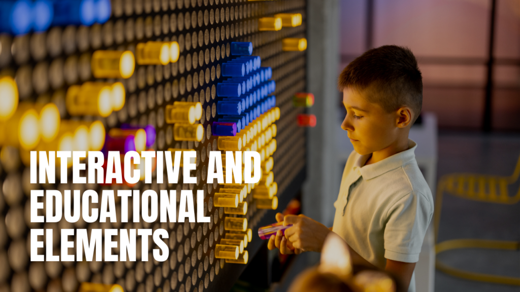 A circular frame showing a lightbulb with a paintbrush inside, representing a space that encourages creativity and artistic expression.