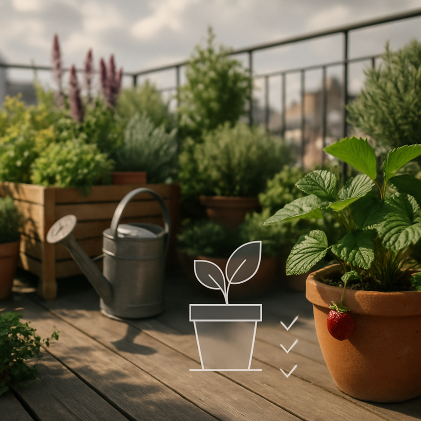 Beginner’s Guide To A Beautiful Roof Terrace Garden